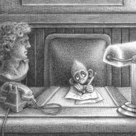 baby monkey private eye