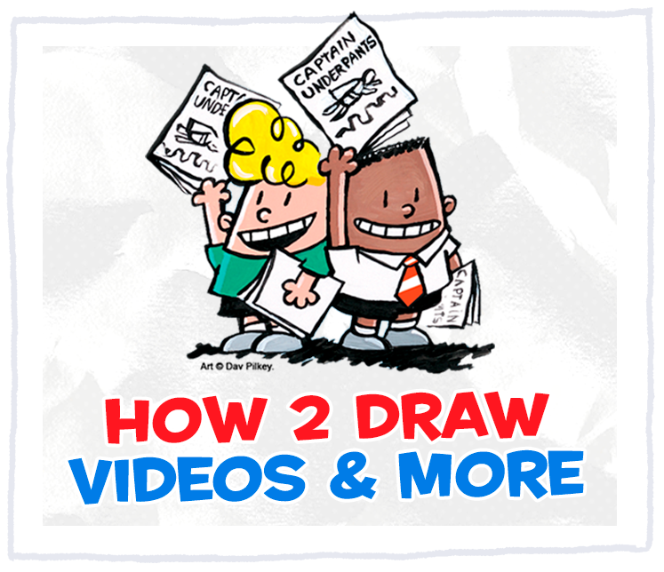 Watch videos about Dog Man, Cat Kid and Captain Underpants books by Dav Pilkey